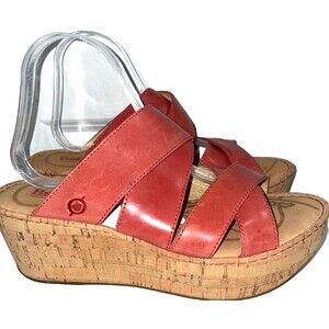Women’s Coral Cork Wedge Sandals - Brand: